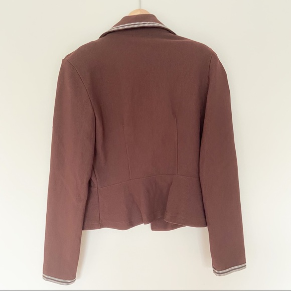 Morgan de Toi Brown Jacket Small - Picture 5 of 7